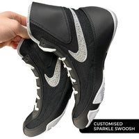 Thumbnail for Nike Machomai 2 Boxing Boots Black/White/Grey 4.5 UK