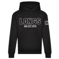 Longs ABC Embroidered Oversized Hoodie - Black