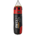 Carbon Claw Pro X Leather Punchbag Red/Black - Red/Black