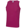 Boxing Plain Poly Vest - Pink