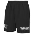 TIMES ABC COOL SHORTS - Black