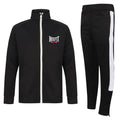Boxfit Kids Embroidered Logo Slim Fit Poly Tracksuit - Black/White