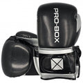 PRO BOX CHAMP SPAR BOXING GLOVES II - Black/Silver