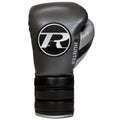 Ringside Hunter Series Lace Boxing Glove - Gun Metal/Black