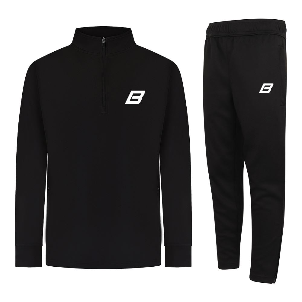 Be First Kids Contrast 1/4 Zip Tracksuit