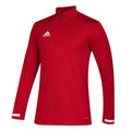 Adidas T19 1/4 Long Sleeve Top - Red
