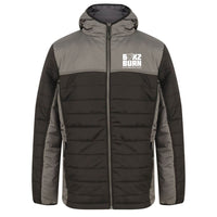 Thumbnail for Box 2 Burn Hooded Contrast Padded Jacket