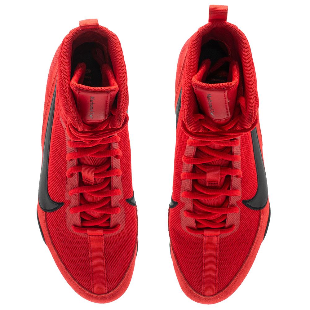 NIKE MACHOMAI 3 BOXING BOOTS - RED/BLACK