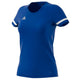 Adidas T19 Womens Short Sleeve Jersey Top - Royal