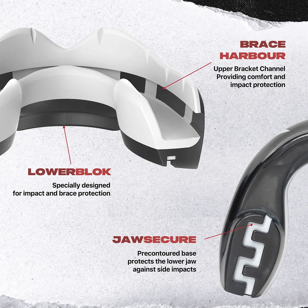 Safejawz Fangz Mouthguard for Braces