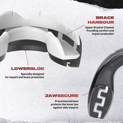 Safejawz Fangz Mouthguard for Braces