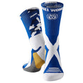 Suzi Wong Camo X-Sole Limited Edition Boxing Socks - Blue/White