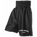 Total Boxer London Satin Boxing Shorts - Black