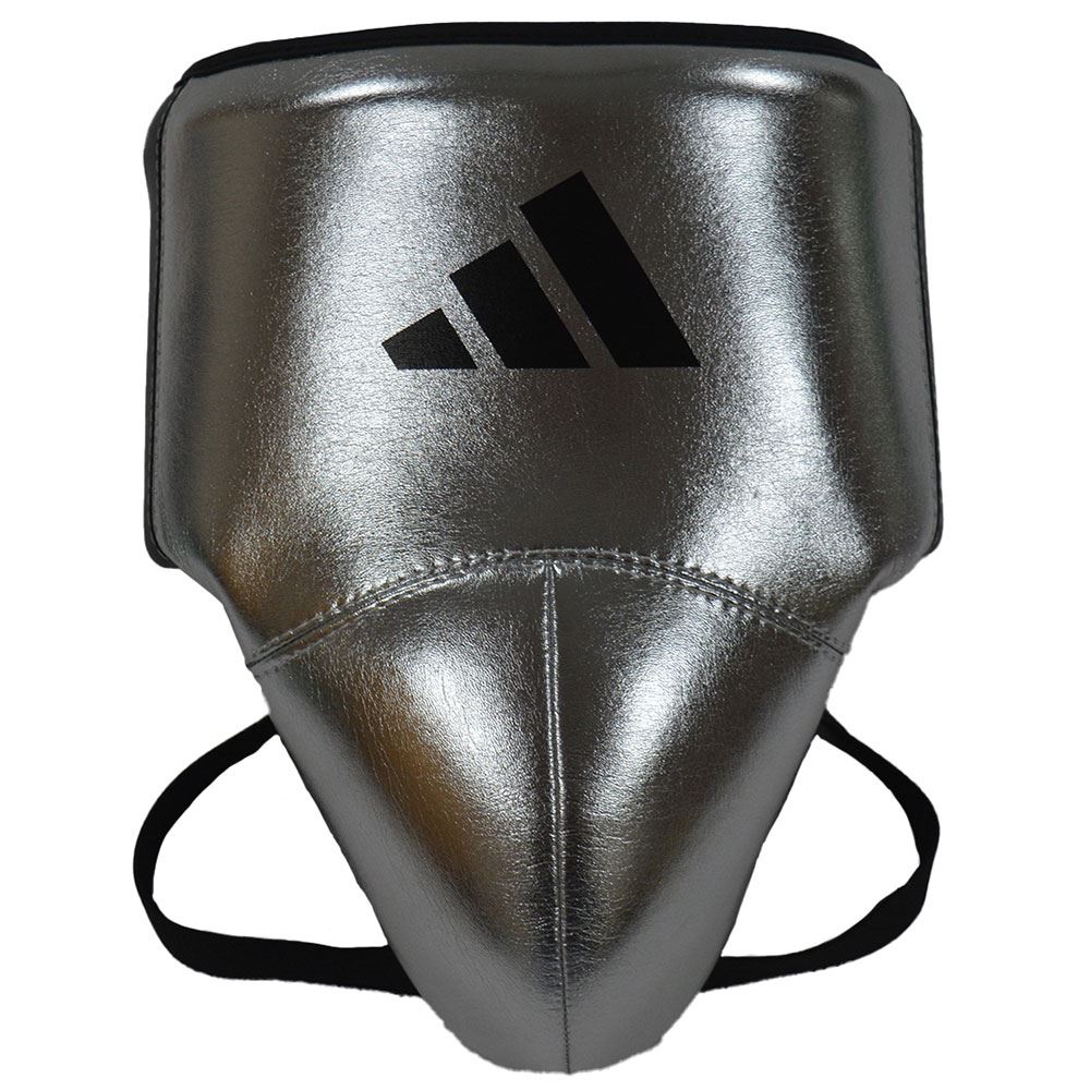 EXCLUSIVE ADIDAS ADISTAR METALLIC GROIN GUARD - SILVER
