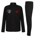 Arena Bournemouth Kids Slim Fit Poly Tracksuit - Black/Black