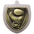 Boxing Shield Medal - Silver