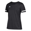 Adidas T19 Kids Short Sleeve Jersey Top - Black
