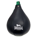 Lonsdale Leather Speedball Black/Green - Black/Green