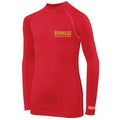 Rumbles Boxing Club Kids Ls Base Layer - Red
