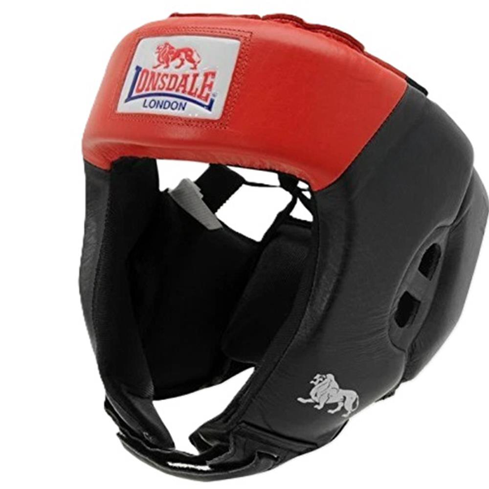 Lonsdale Super Pro Open Face Leather Headguard