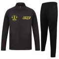 Cnc Boxing Gym Slim Fit Poly Tracksuit - Black/Black