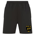 Sport Karate Kids Knitted Shorts with Zip Pockets - Black