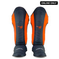 Fumetsu Icon Thai Shin Guards - Black/Orange