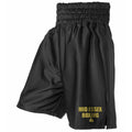 Mid Essex Boxing Club Satin Boxing Shorts - Black