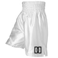 Dennis & Dyer Boxing Academy Satin Shorts - White