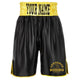 Lawrence Boxing Bout Shorts - Black/Yellow