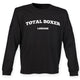 Total Boxer London  Unisex Drop Shoulder Top - Black