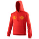 PAULSGROVE & TED HARRIS ABC HOODIE - Red