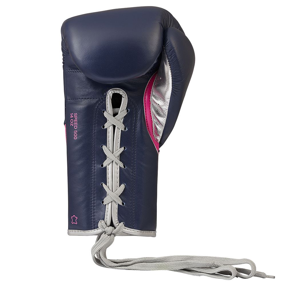 Limited Edition Adidas Adispeed Leather Lace Gloves - 12oz