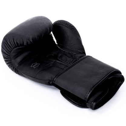 BBE UNIFY4 Matte Black Leather Boxing Gloves