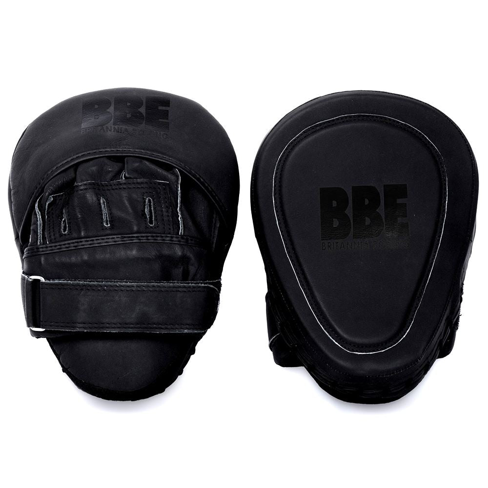 BBE Matte Black Gel Boxing Focus Pads