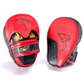 Carbon Claw Pro X Heavy Hit Hook & Jab Pads Red/Black - Red/Black