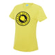 New Saints Boxing Club Womens Poly Tee - Fluorescent Yellow