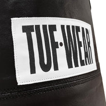 Tuf Wear All Black Leather Gigantor Punchbag 4Ft