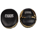 Chaos Airtech Leather Pads Black/Gold - Black/Gold