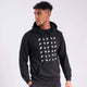 Fly Monogram Hoodie - Black