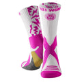 Suzi Wong Lightning X-Sole Limited Edition Boxing Socks - White/Neon Pink