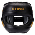 Sting Evolution Face Shield Head Guard - Black/Gold