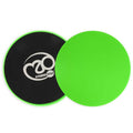 Fitness Mad Sliding Discs Black/Green - Black/Green