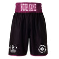 Outbox ABC Bout Boxing Shorts - Black/Maroon