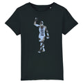 BXF Kids Camo Boxer Tee - Black/Blue