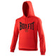 Boxfit Large Logo Branded Hoodie - Red/Black
