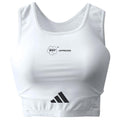 Adidas WKF Approved Female Chest Protector - White