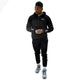 Rival Track Jacket With Hood - Black