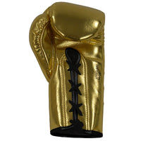 Thumbnail for EXCLUSIVE ADIDAS ADISPEED METALLIC LACE BOXING GLOVES - GOLD
