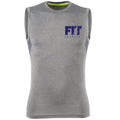 Fit By Choice Sleeveless T-Shirt - Grey Marl